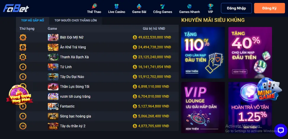 Game bắn cá Vua Đại Dương tại 1win chính thức